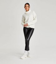 Urban Bliss Cream Cable Knit Roll Neck Jumper